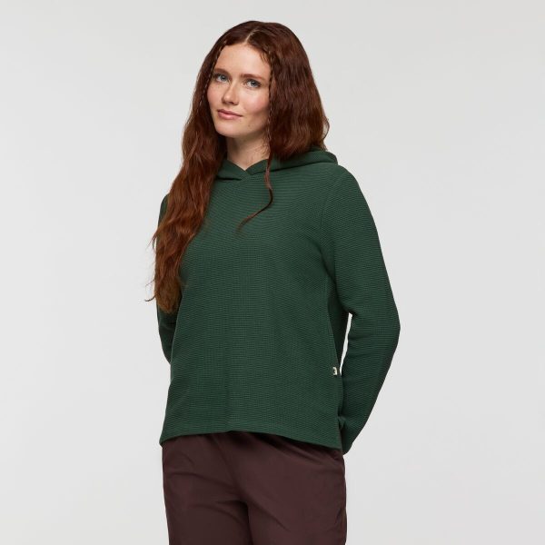 Atajo Long-Sleeve Waffle Hoodie - Women's