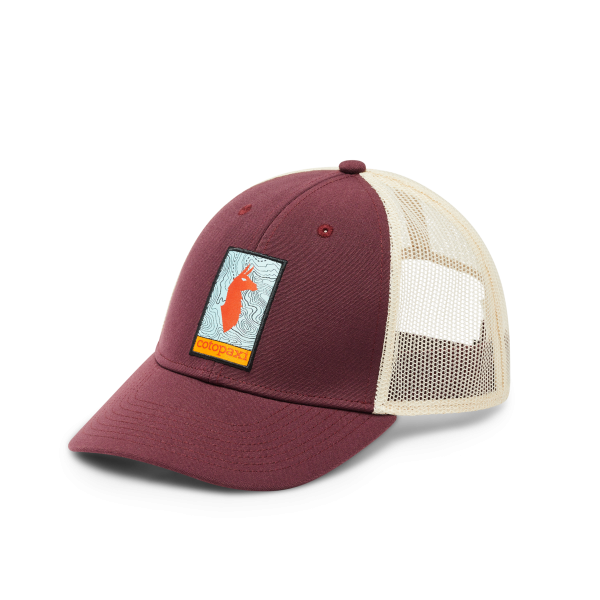 Llama Map Trucker Hat